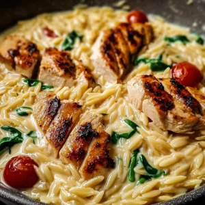 Creamy Orzo Chicken
