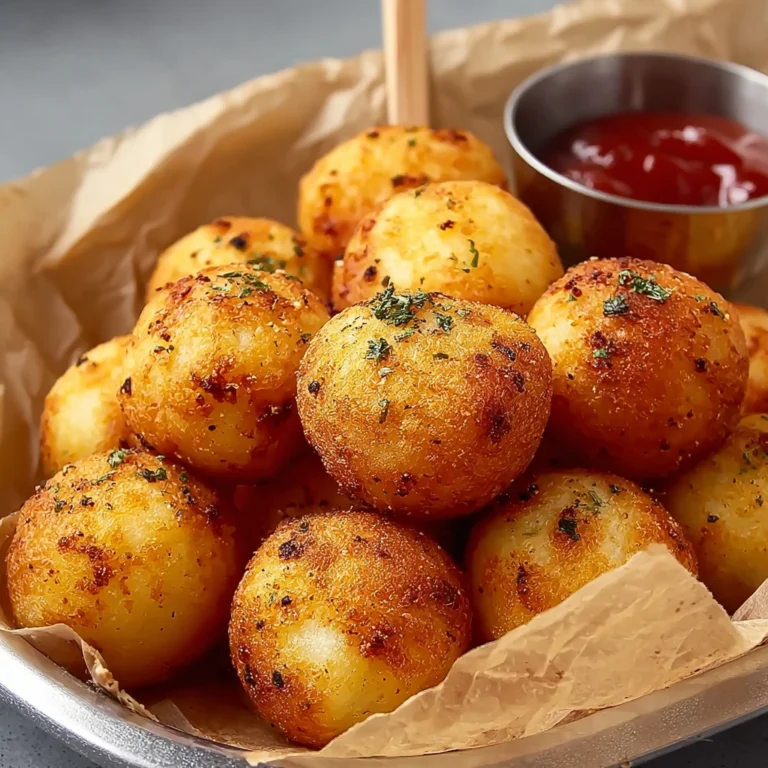 Air Fryer Mashed Potato Balls Golden Steps
