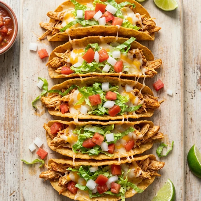Cheesy Chicken Tacos