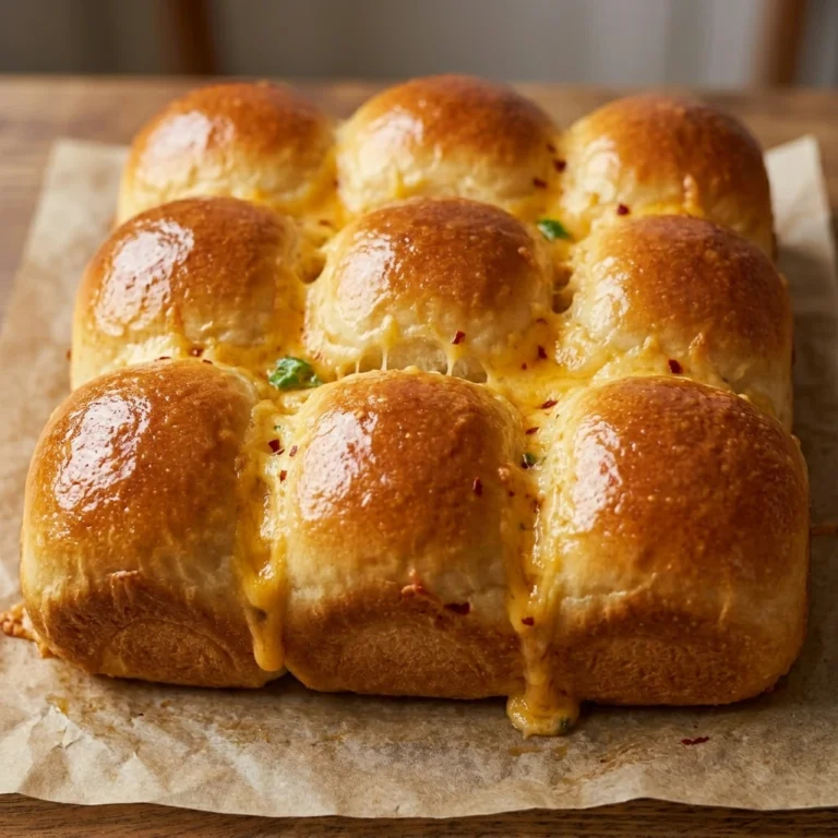Cheesy Dynamite Chicken Buns recipe image