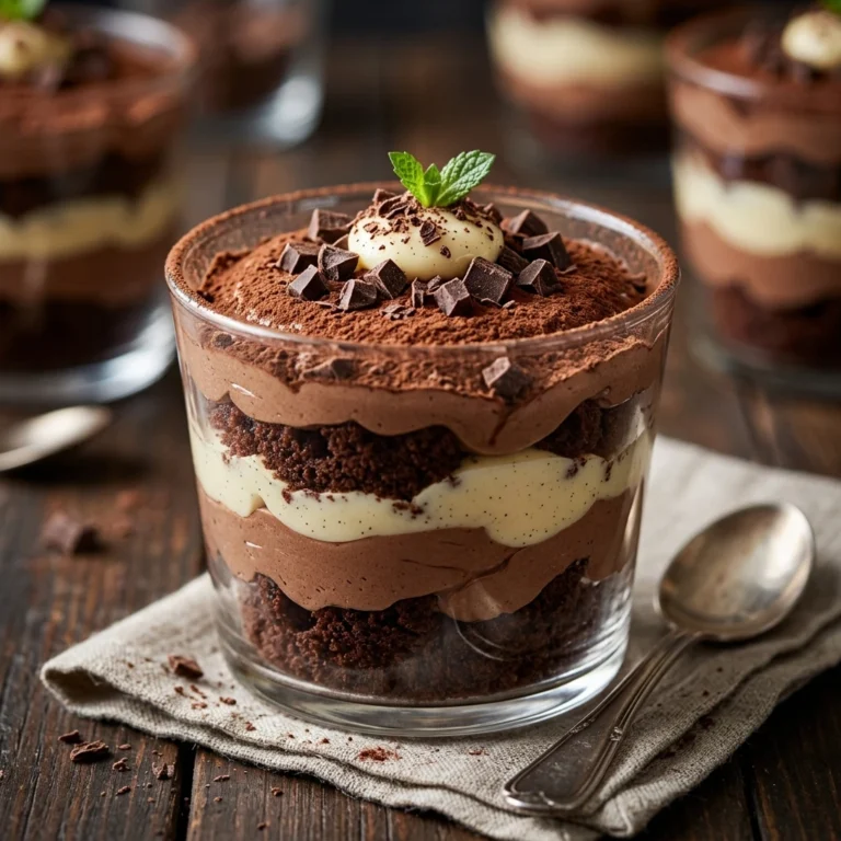 Chocolate Brownie Pudding Cups