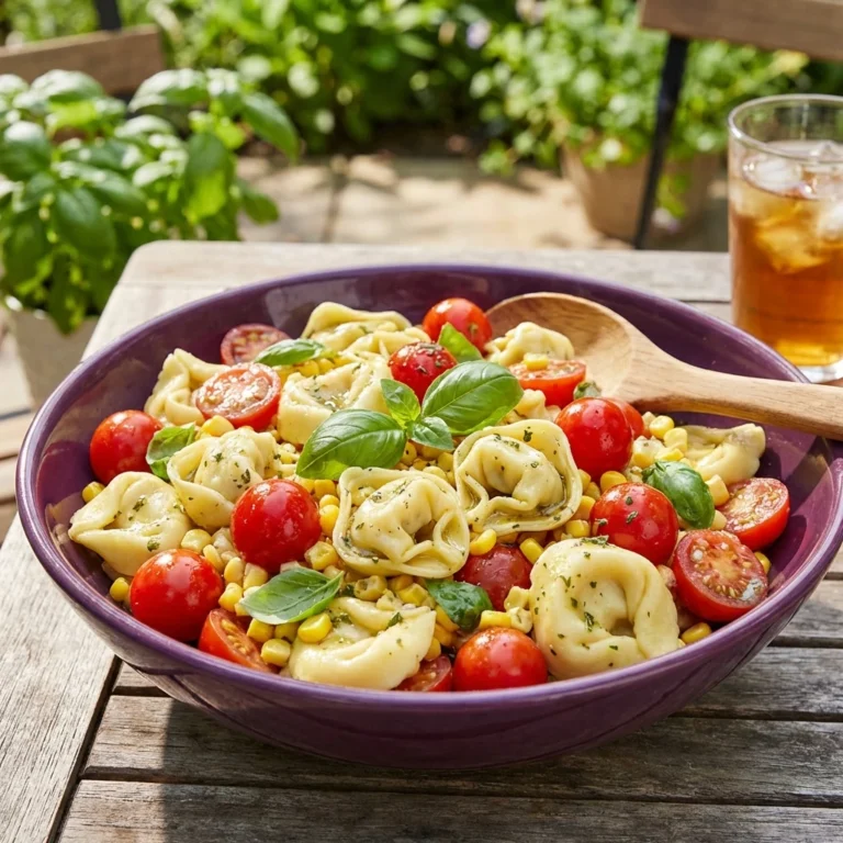 Create Refreshing Garden Tortellini Pasta Salad Today