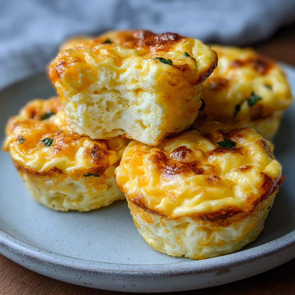 Easy Fluffy Breakfast Cottage Cheese Egg Bites – High-Protein Meal Prep Favorite