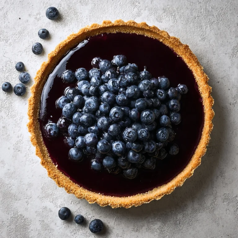 Homemade Blueberry Tart