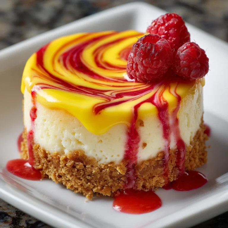 Homemade Lemon Raspberry Cheesecake