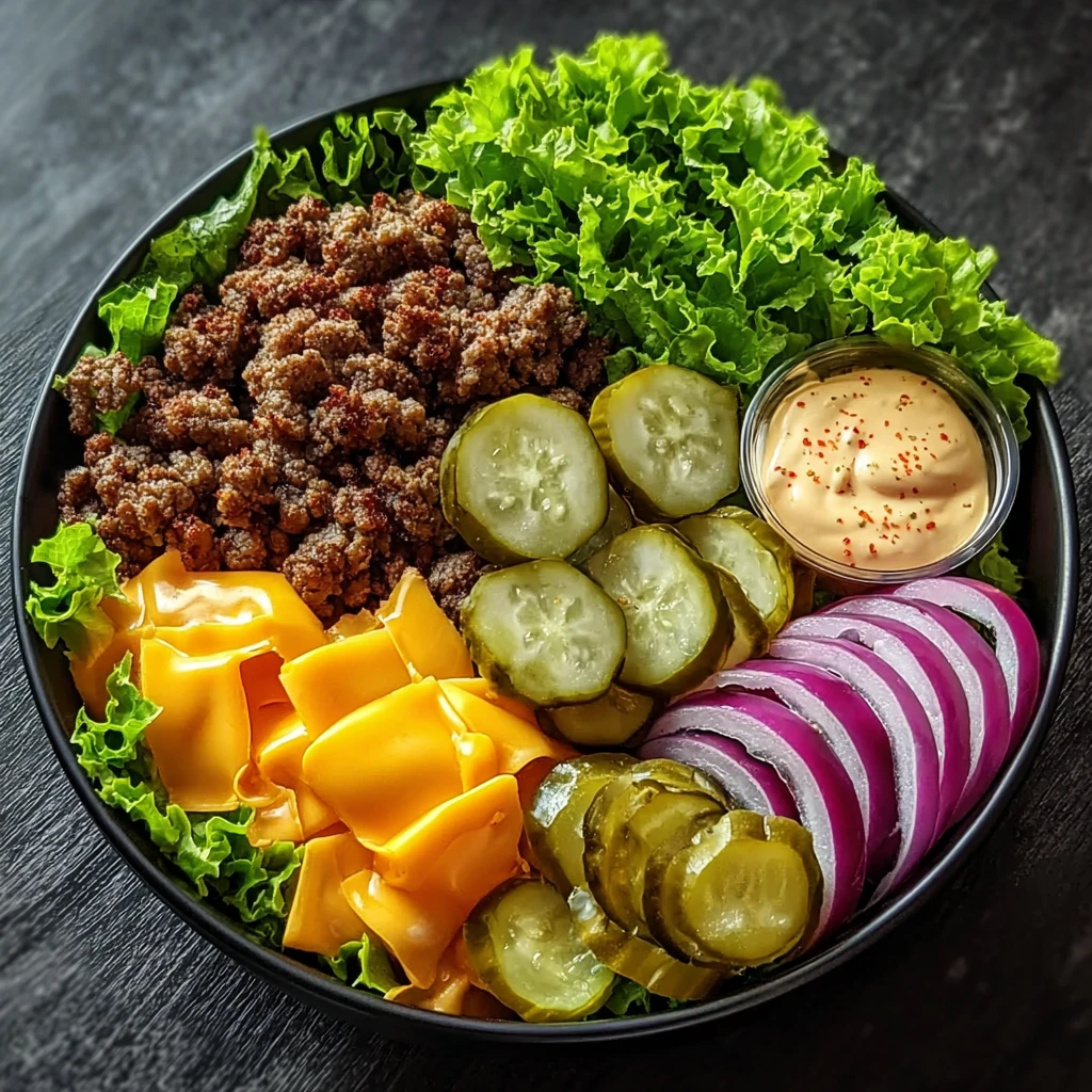 Homemade Smash Burger Bowl Recipe