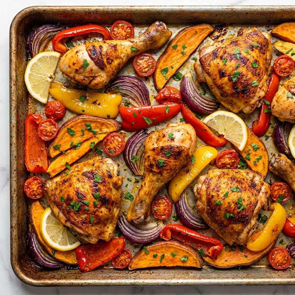 Easy Sheet Pan Peri Peri Chicken Recipe
