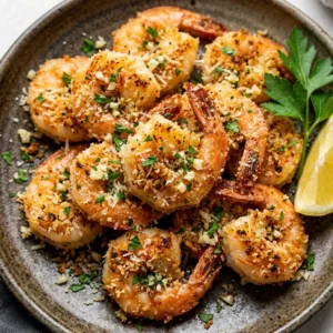 Garlic Parmesan Roasted Shrimp