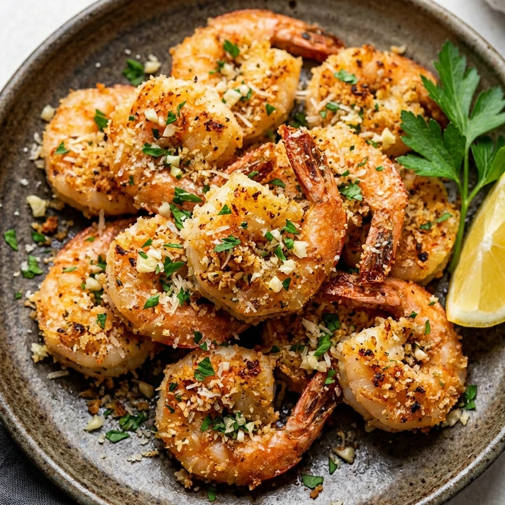 Garlic Parmesan Roasted Shrimp