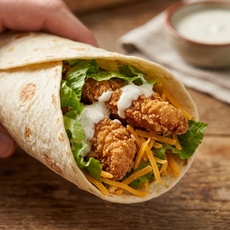 Indulge Crispy Chicken Ranch Snack Wrap Thats Make