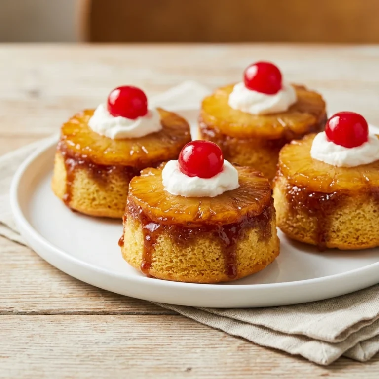 Mini Pineapple Upside Down Cakes recipe image