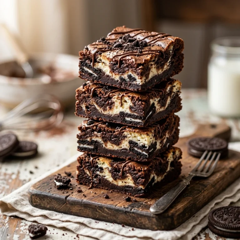 Oreo Cheesecake Brownies