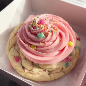 Raspberry Frosted Funfetti Cookie: 7 Irresistible Bakery Secrets