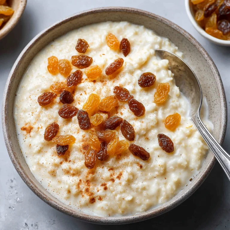 Easy Rice Pudding recipe with step-by-step instructions