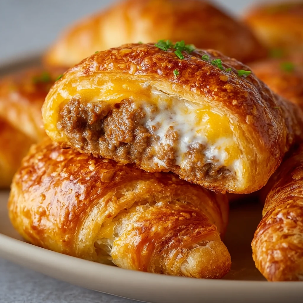 Sausage Cream Cheese Crescent Rolls