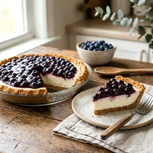 Blueberry Cream Cheese Pie