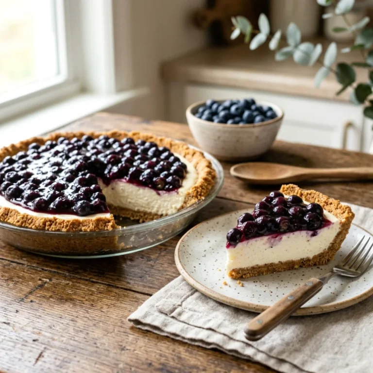 Blueberry Cream Cheese Pie