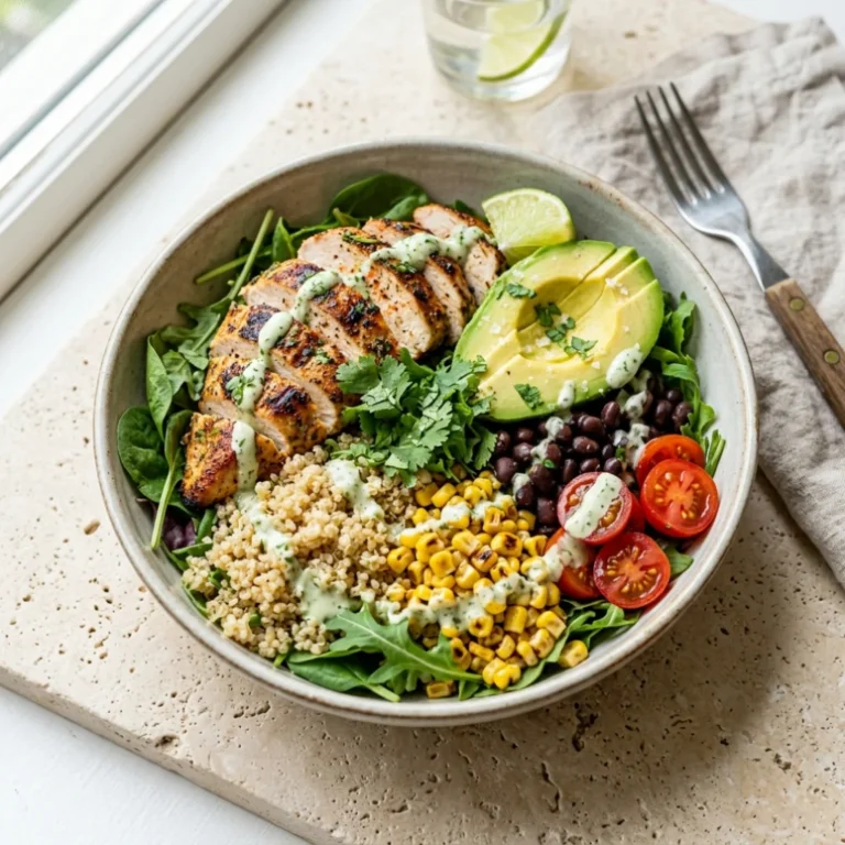 Loaded Chicken Avocado Power Bowl