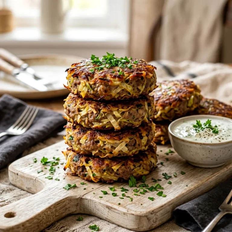Oven-Baked Cabbage Burgers