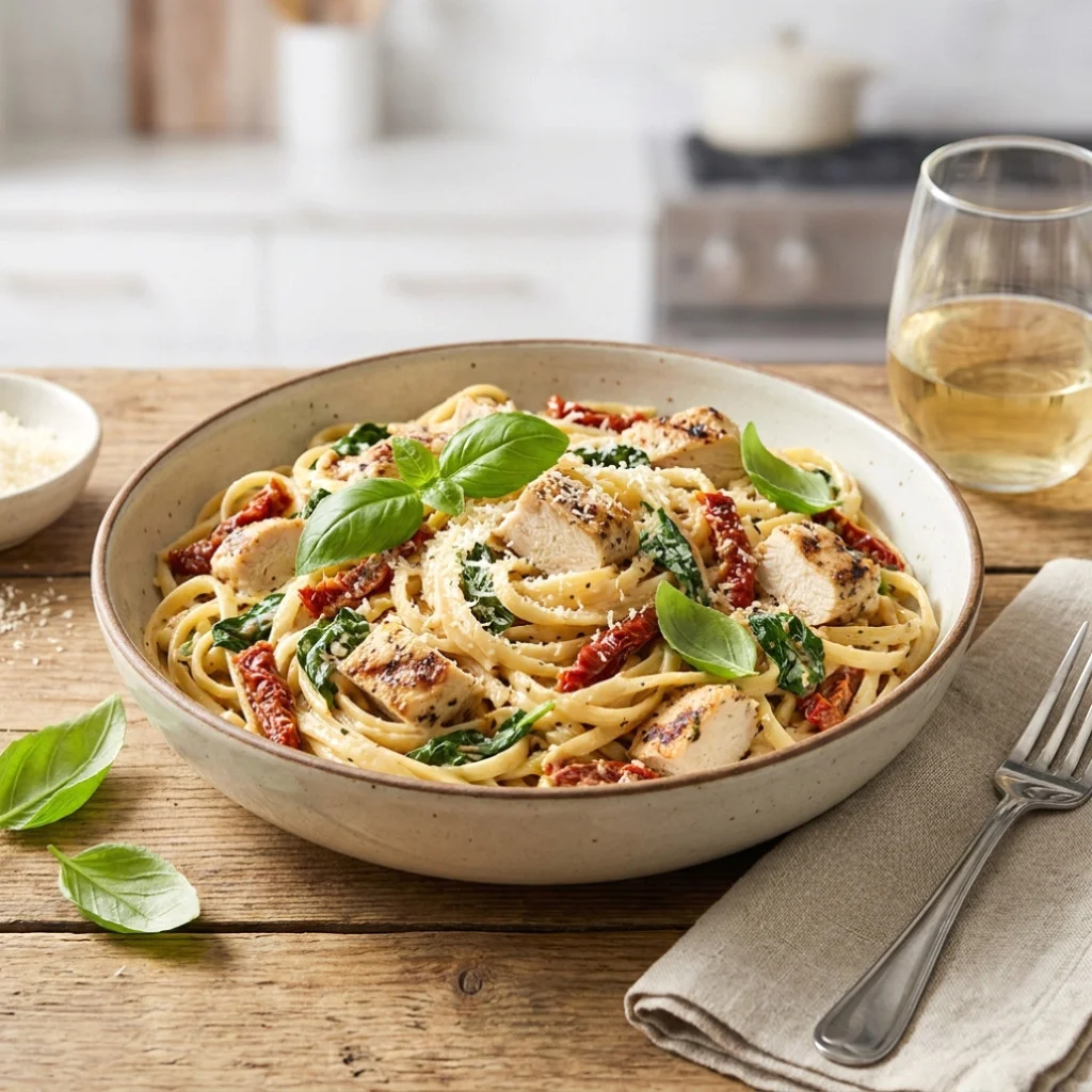 Creamy Tuscan Chicken Pasta